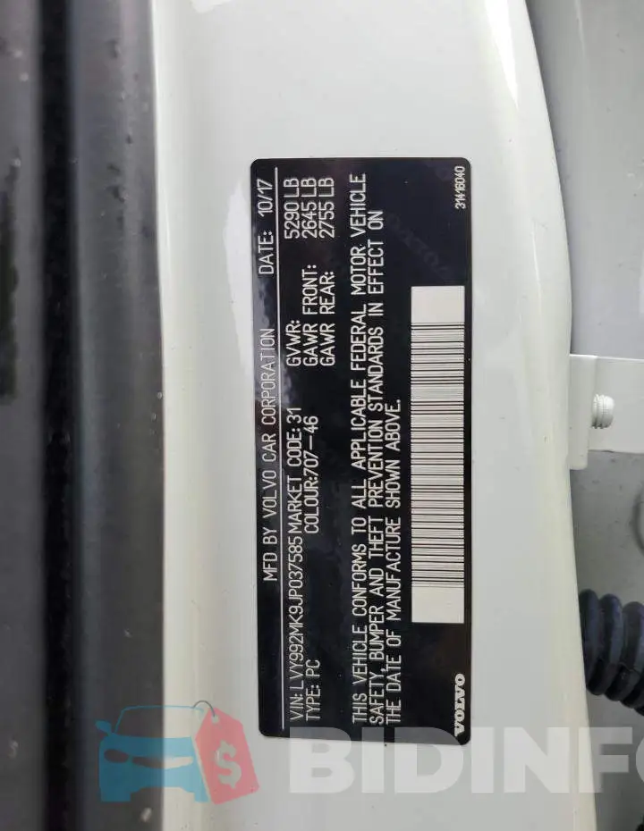 LVY992MK9JP037585 Photo# 12