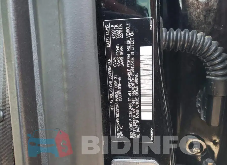 YV126MFK4G2391945 Photo# 12