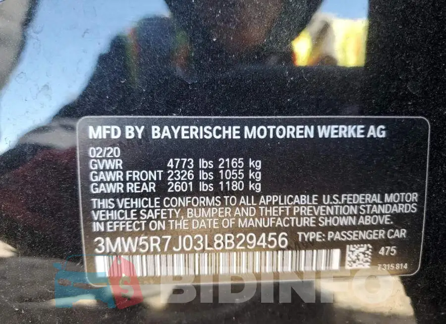 3MW5R7J03L8B29456 Photo# 12