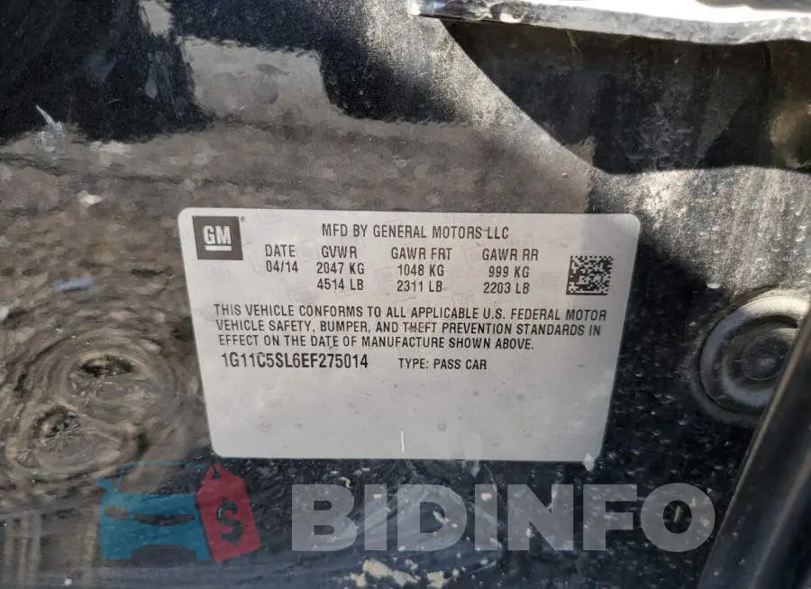 1G11C5SL6EF275014 Photo# 12