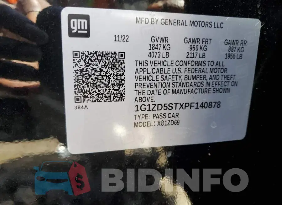 1G1ZD5STXPF140878 Photo# 12