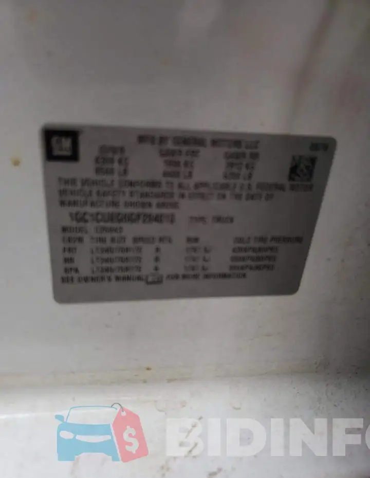 1GC1CUEG6GF284010 Photo# 12
