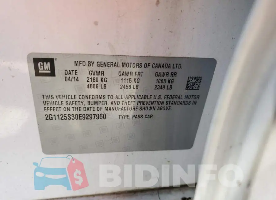 2G1125S30E9297960 Photo# 12
