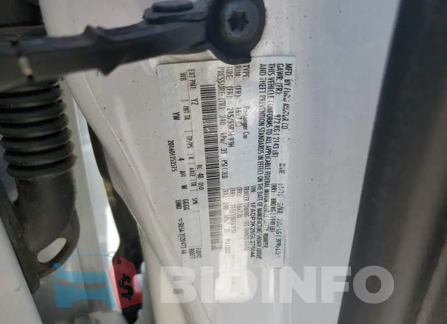 1FADP3K26GL275044 Photo# 12