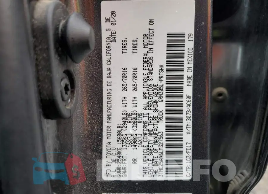3TMCZ5AN6LM327563 Photo# 12