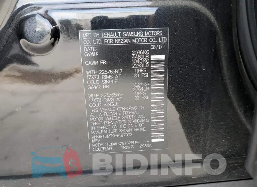 KNMAT2MT9HP617993 Photo# 12