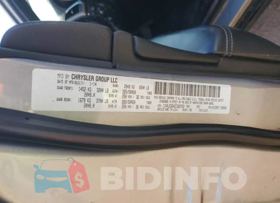 1C4RJEBG4EC393793 Photo# 12
