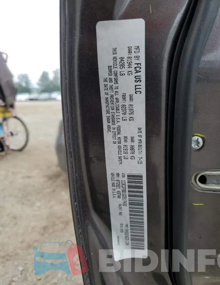 1C3CDFBB1GD517432 Photo# 12