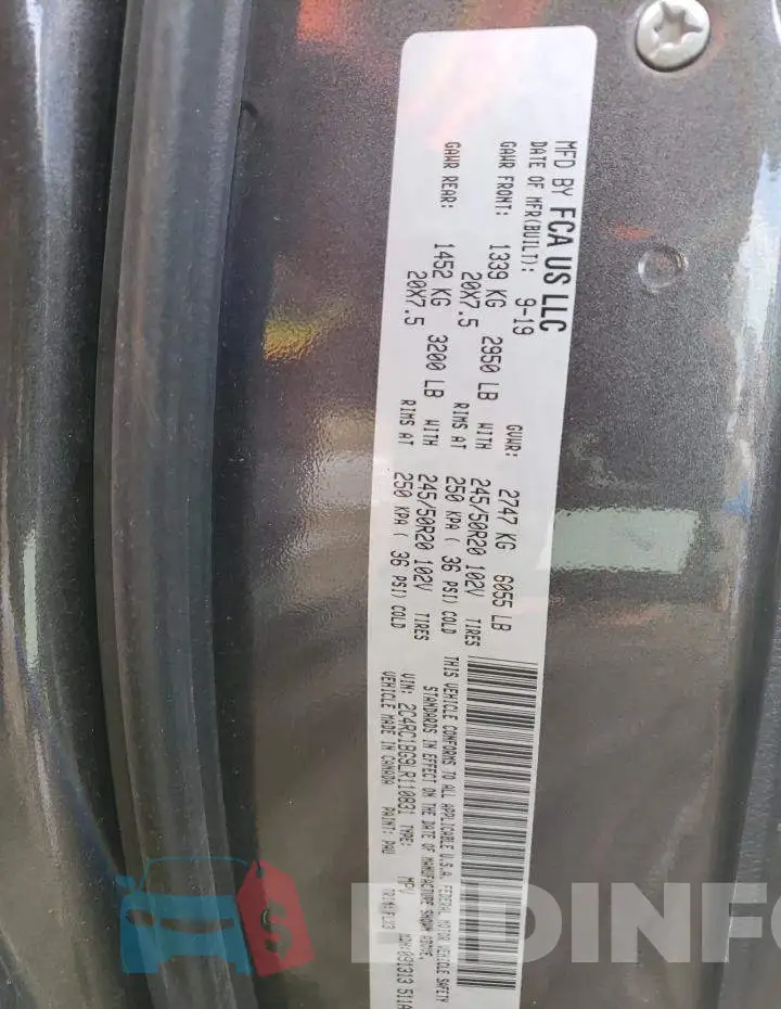 2C4RC1BG9LR110831 Photo# 13