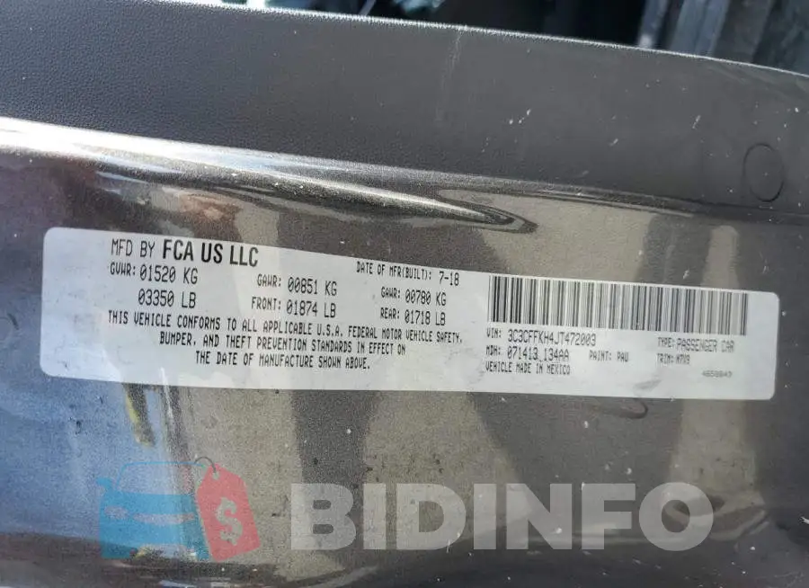 3C3CFFKH4JT472003 Photo# 12