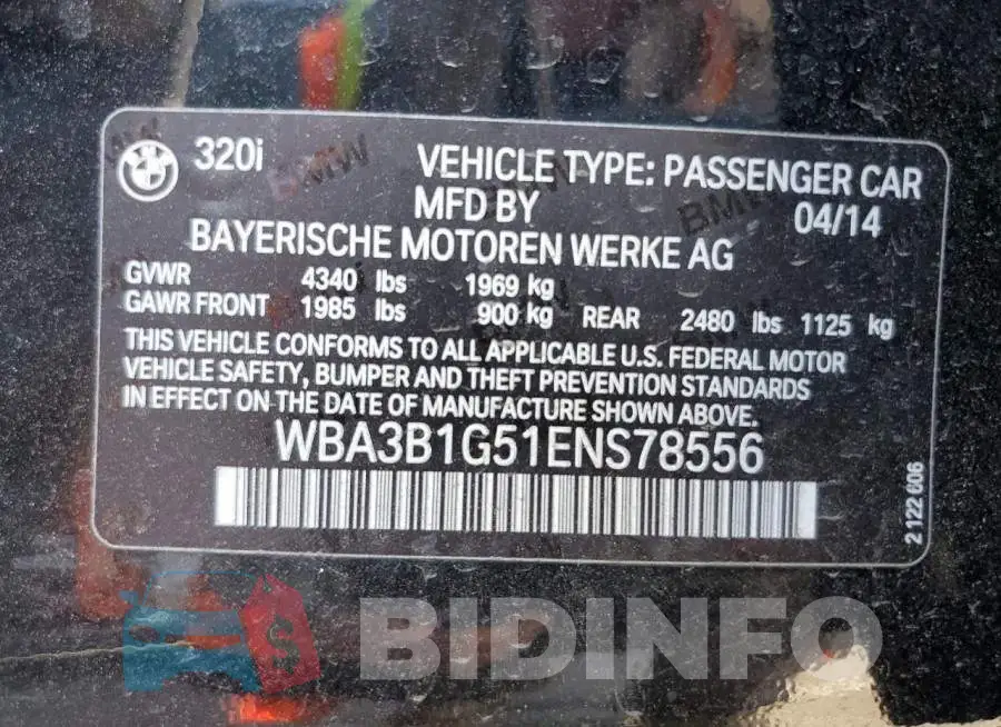 WBA3B1G51ENS78556 Photo# 12