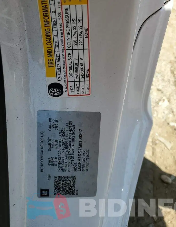 1G1FB1RS7M0100397 Photo# 12
