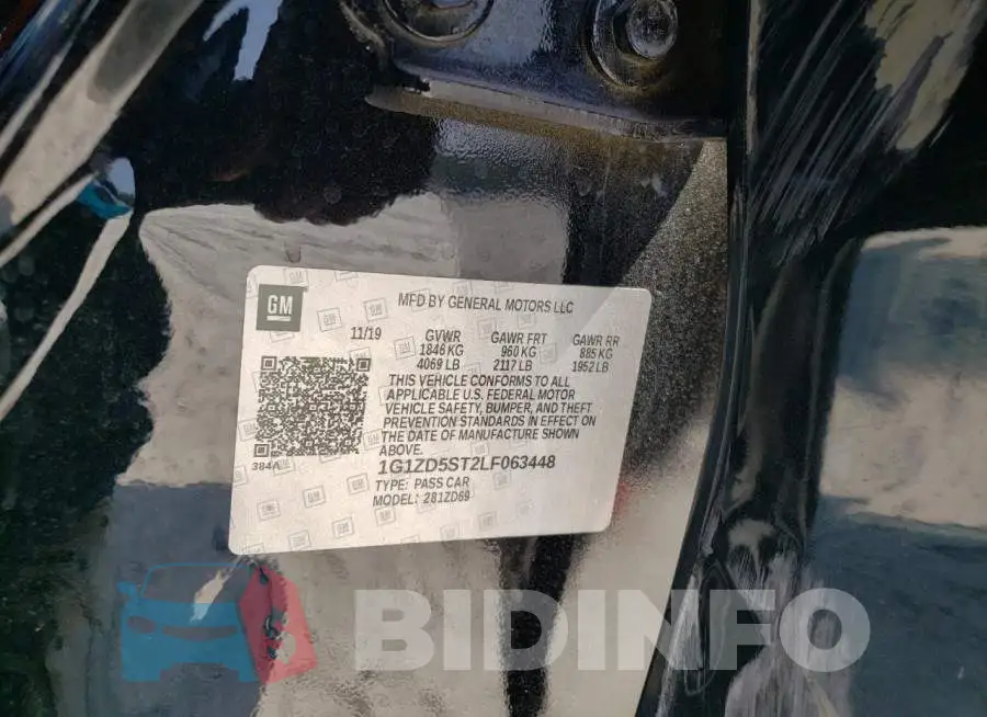 1G1ZD5ST2LF063448 Photo# 12