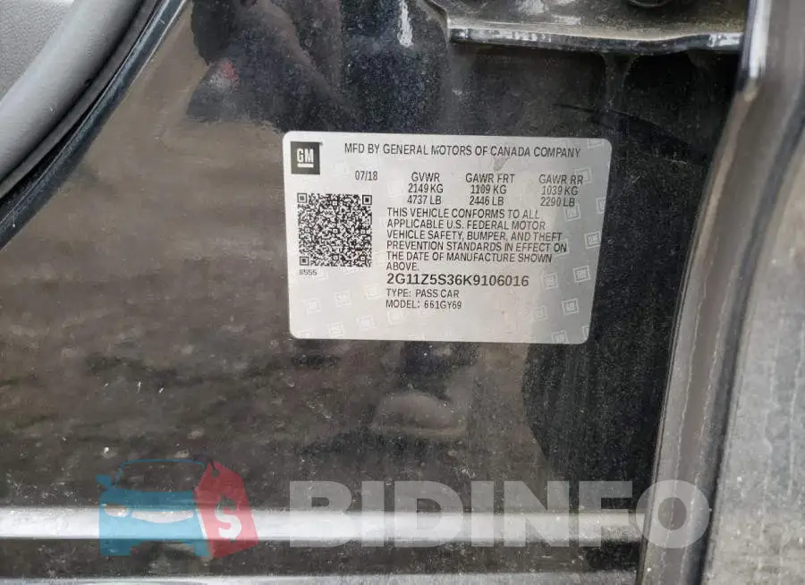 2G11Z5S36K9106016 Photo# 13