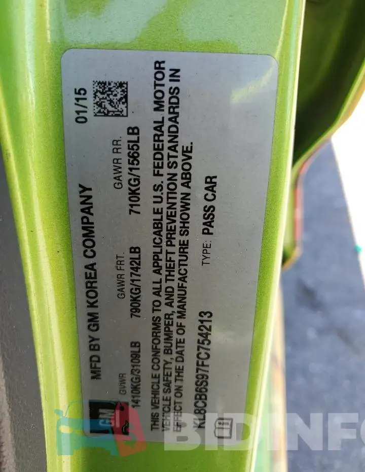 KL8CB6S97FC754213 Photo# 12