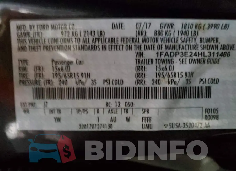 1FADP3E24HL311486 Photo# 13