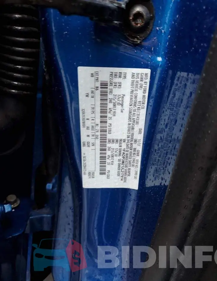 1FADP3M21JL217914 Photo# 12
