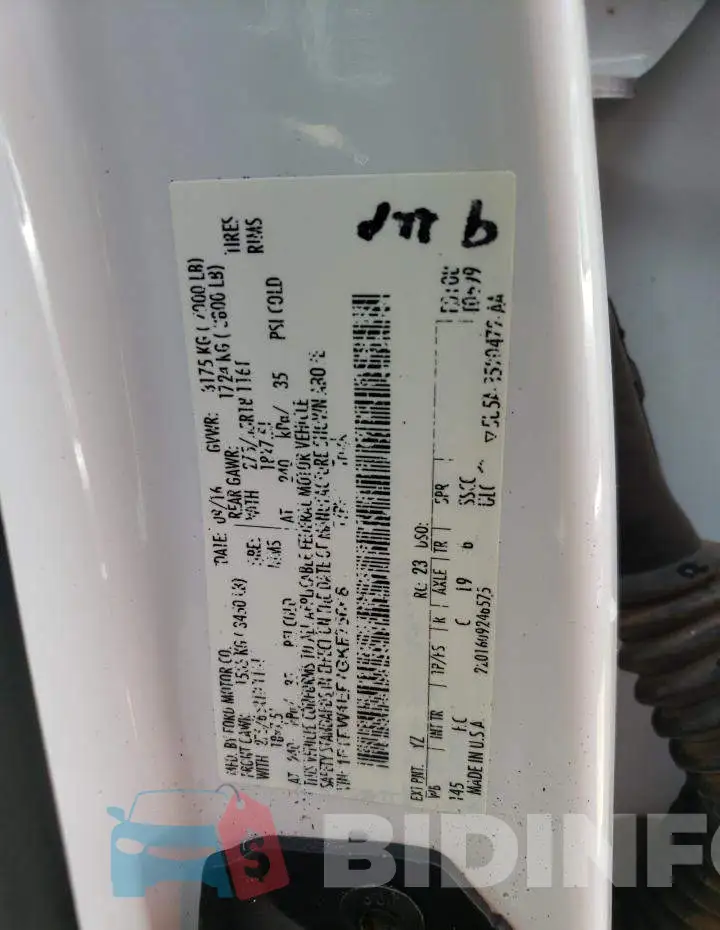 1FTEW1EF7GKF75668 Photo# 12