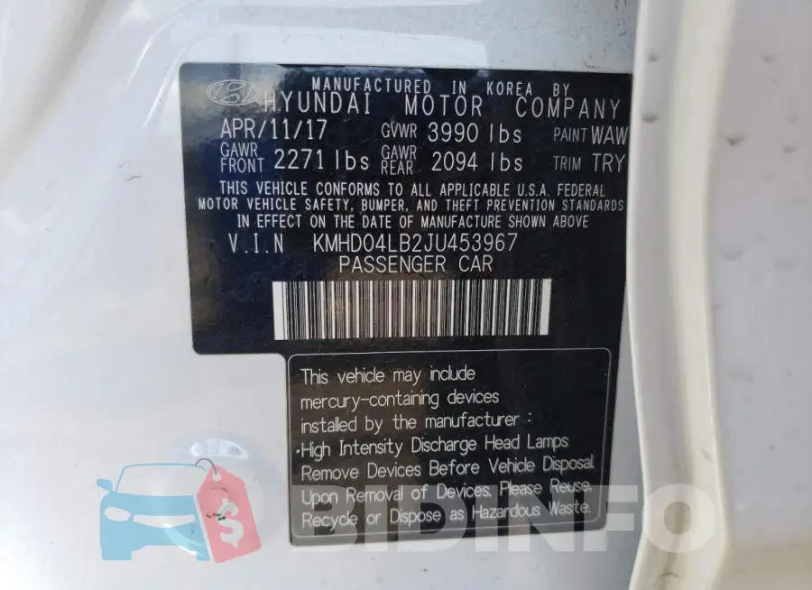 KMHD04LB2JU453967 Photo# 12