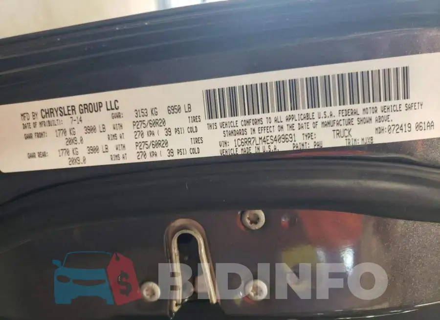 1C6RR7LM4ES409691 Photo# 12