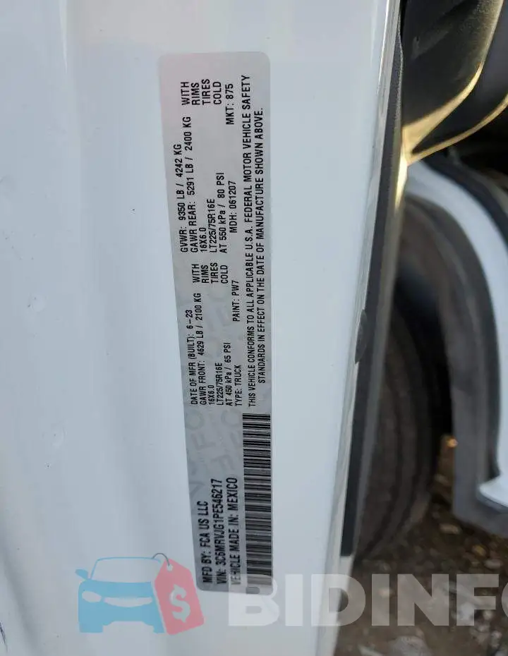 3C6MRVJG1PE546217 Photo# 13