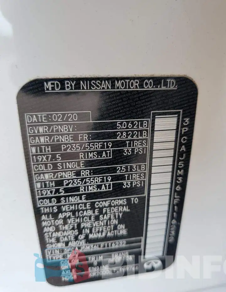 3PCAJ5M36LF116232 Photo# 13