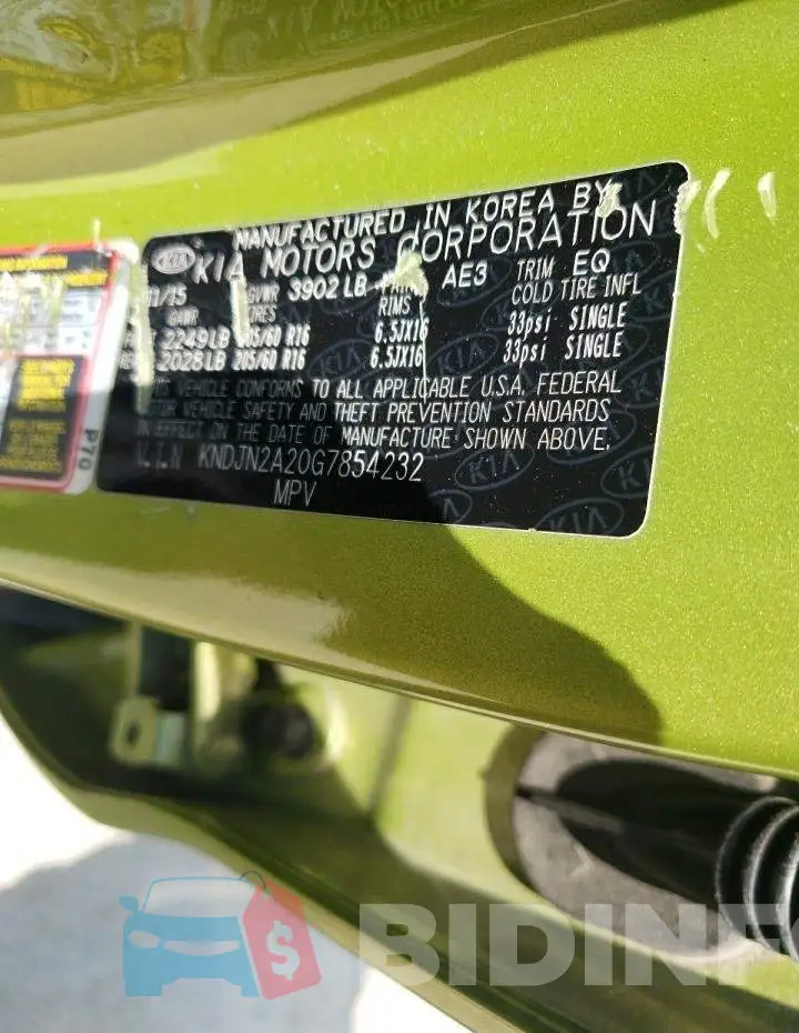 KNDJN2A20G7854232 Photo# 13