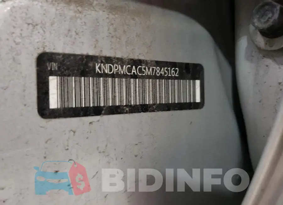 KNDPMCAC5M7845162 Photo# 12