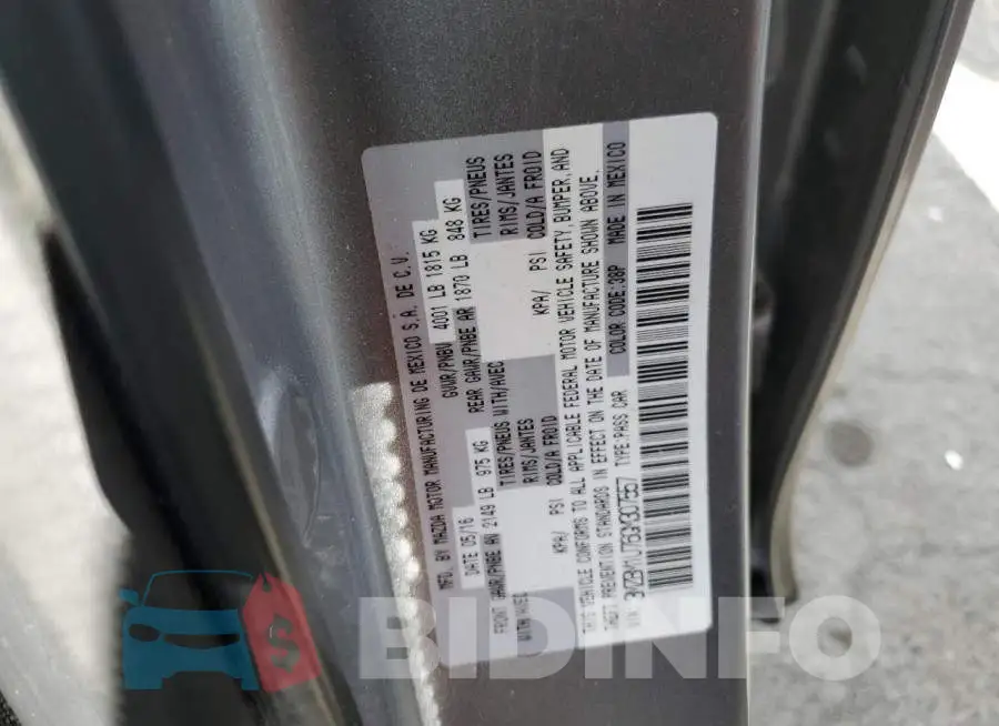 3MZBM1U76GM307557 Photo# 12