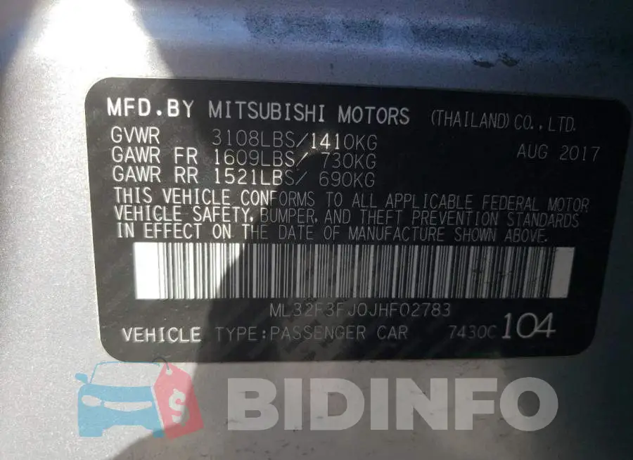ML32F3FJ0JHF02783 Photo# 12