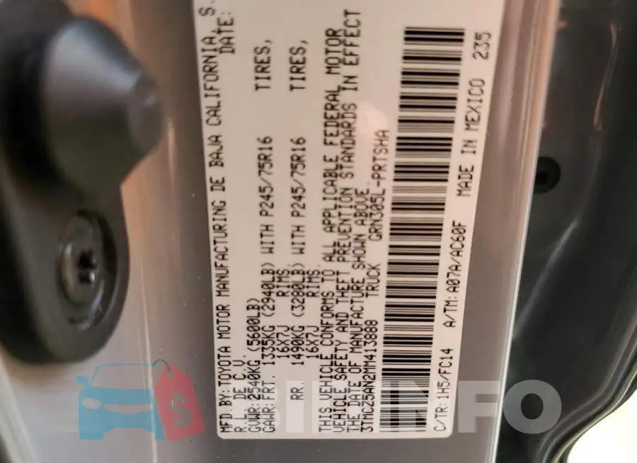 3TMCZ5AN2MM413888 Photo# 12