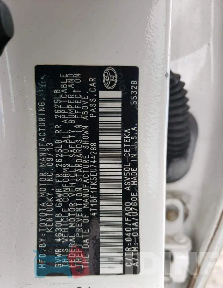 4T1BF1FK5EU744288 Photo# 12