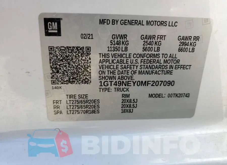 1GT49NEY0MF207090 Photo# 12