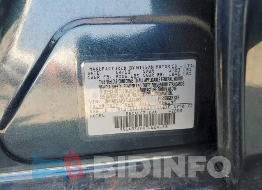3N1AB7APXEL624453 Photo# 12