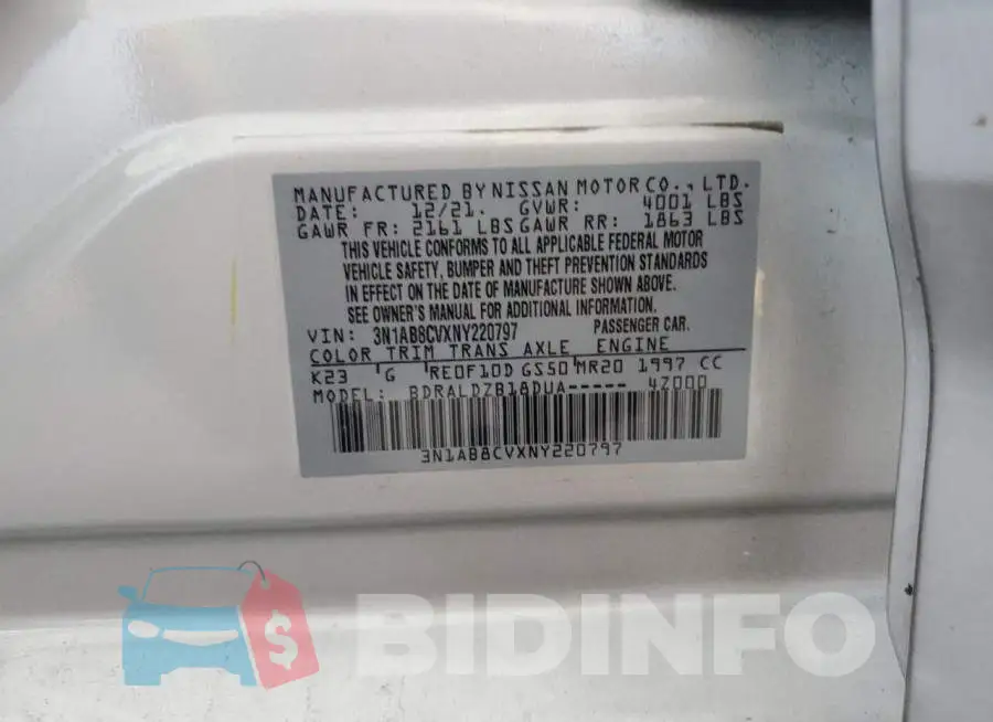 3N1AB8CVXNY220797 Photo# 12