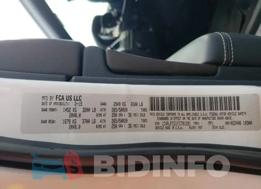 1C4RJFCG1FC791291 Photo# 13
