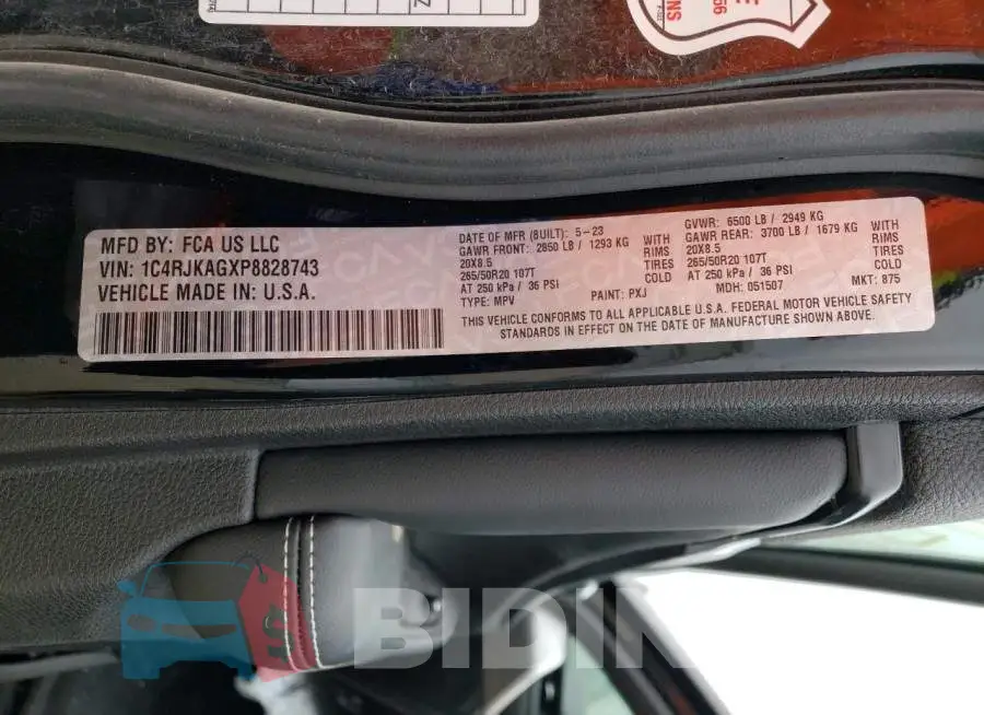 1C4RJKAGXP8828743 Photo# 13