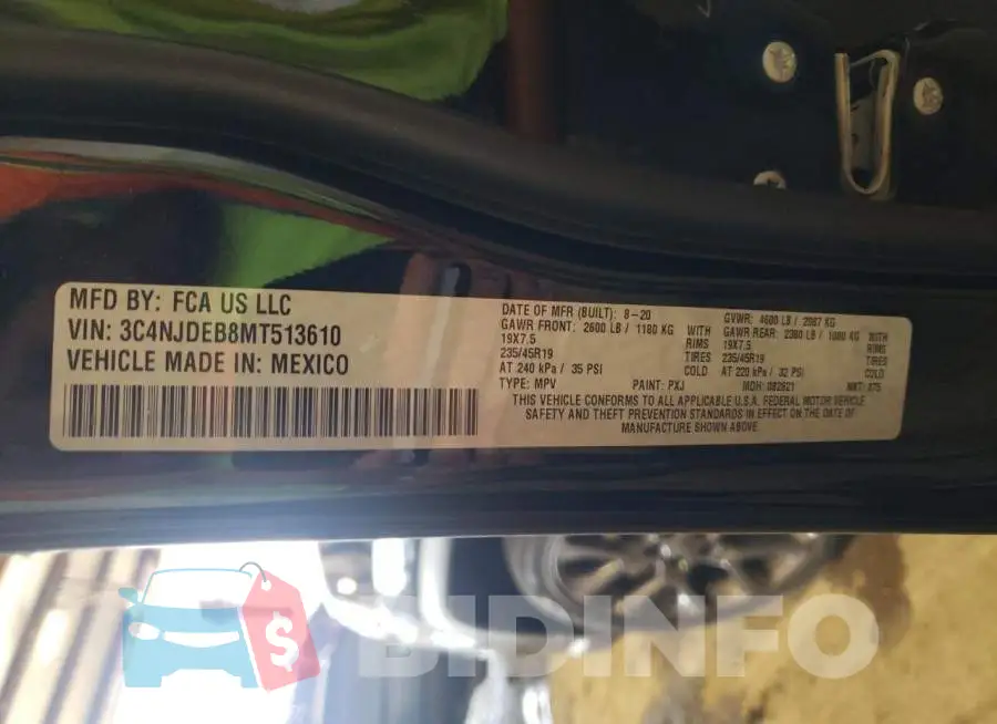 3C4NJDEB8MT513610 Photo# 12