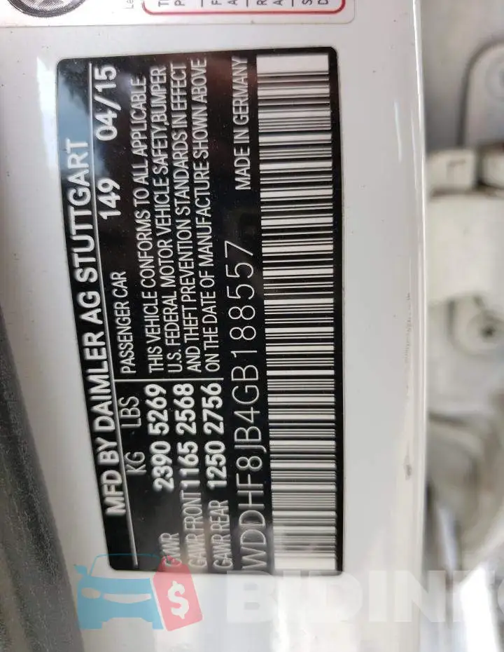 WDDHF8JB4GB188557 Photo# 12