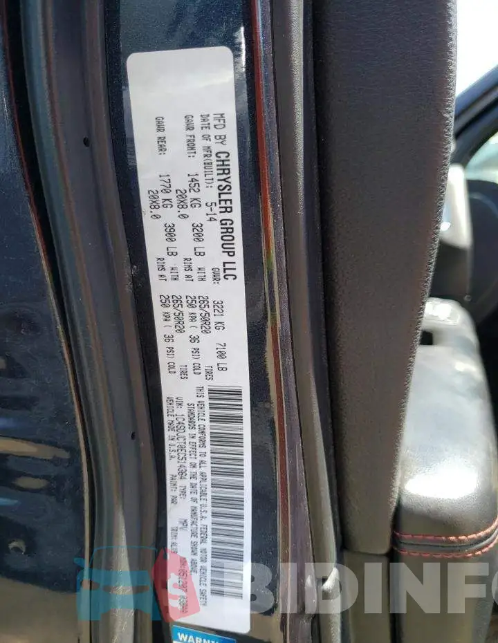 1C4SDJCT0EC514364 Photo# 12