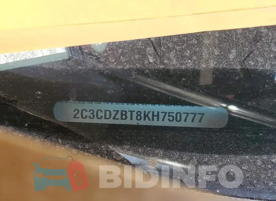 2C3CDZBT8KH750777 Photo# 13