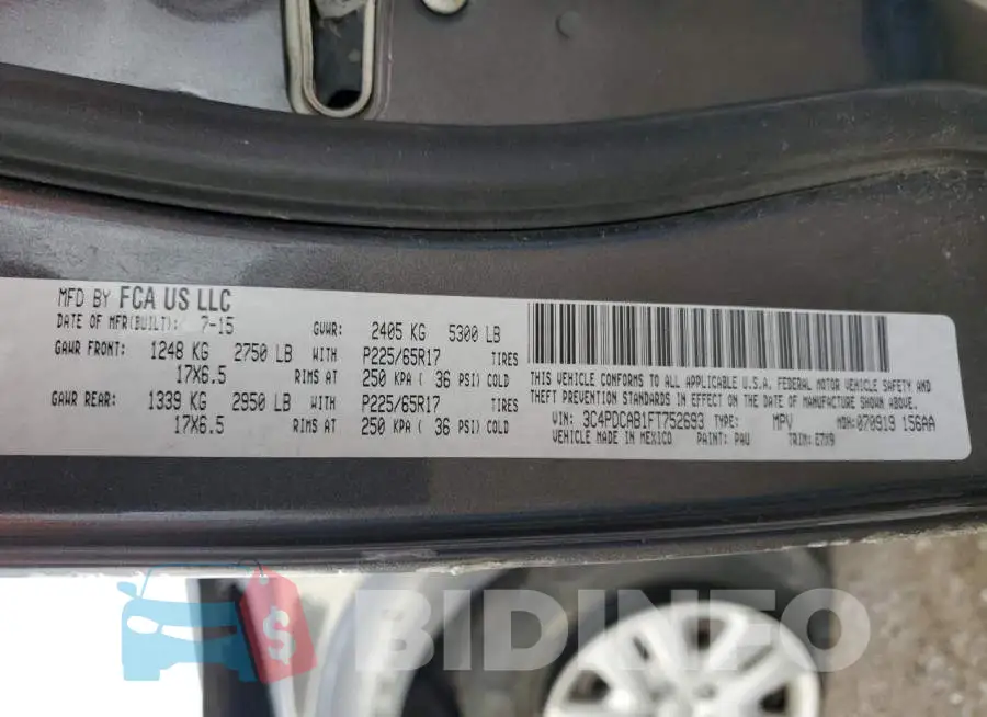3C4PDCAB1FT752693 Photo# 12