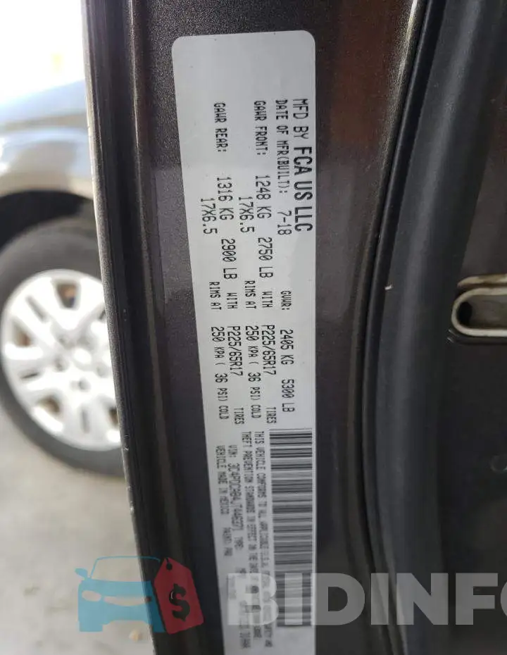 3C4PDCAB4JT446371 Photo# 13