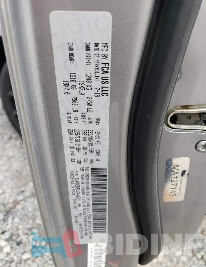 3C4PDCBB6JT448721 Photo# 13