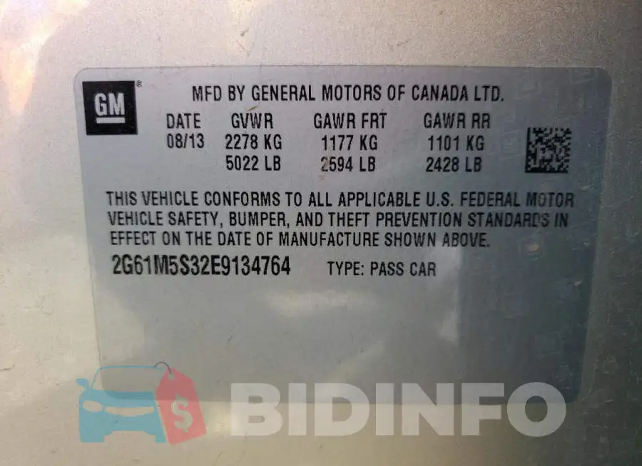 2G61M5S32E9134764 Photo# 12
