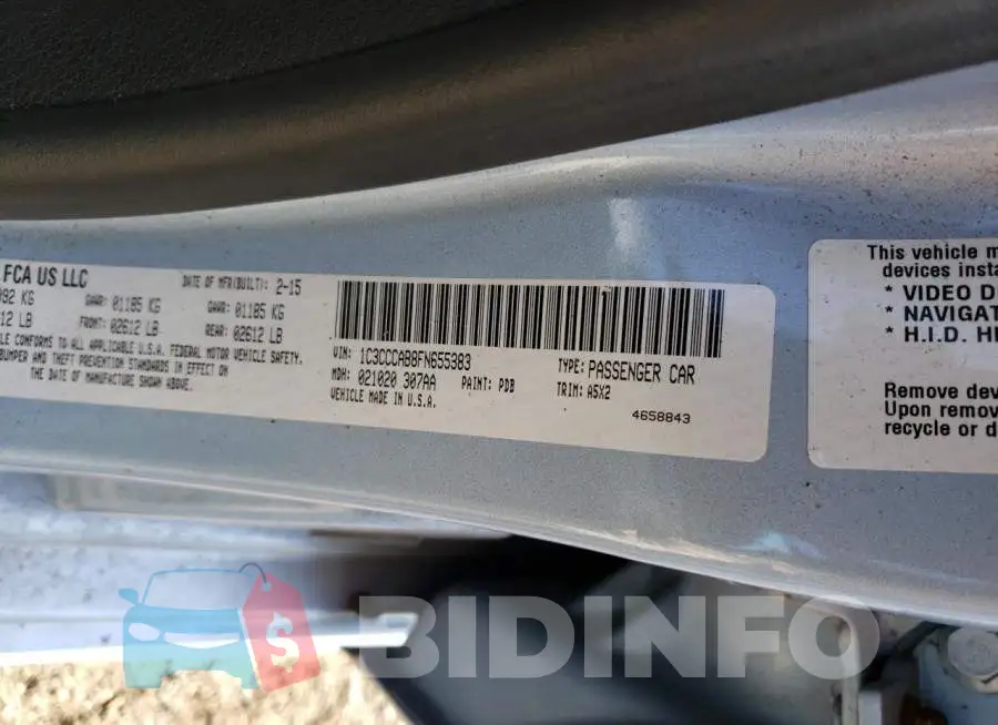 1C3CCCAB8FN655383 Photo# 12
