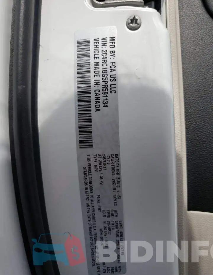 2C4RC1BG5PR591134 Photo# 13