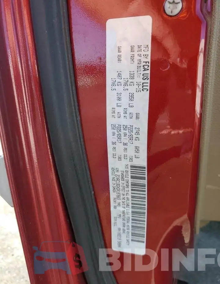 2C4RC1BGXGR187603 Photo# 13