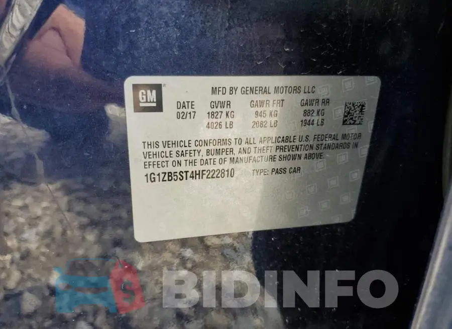 1G1ZB5ST4HF222810 Photo# 12
