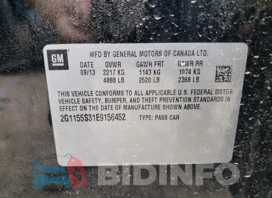 2G1155S31E9156452 Photo# 12